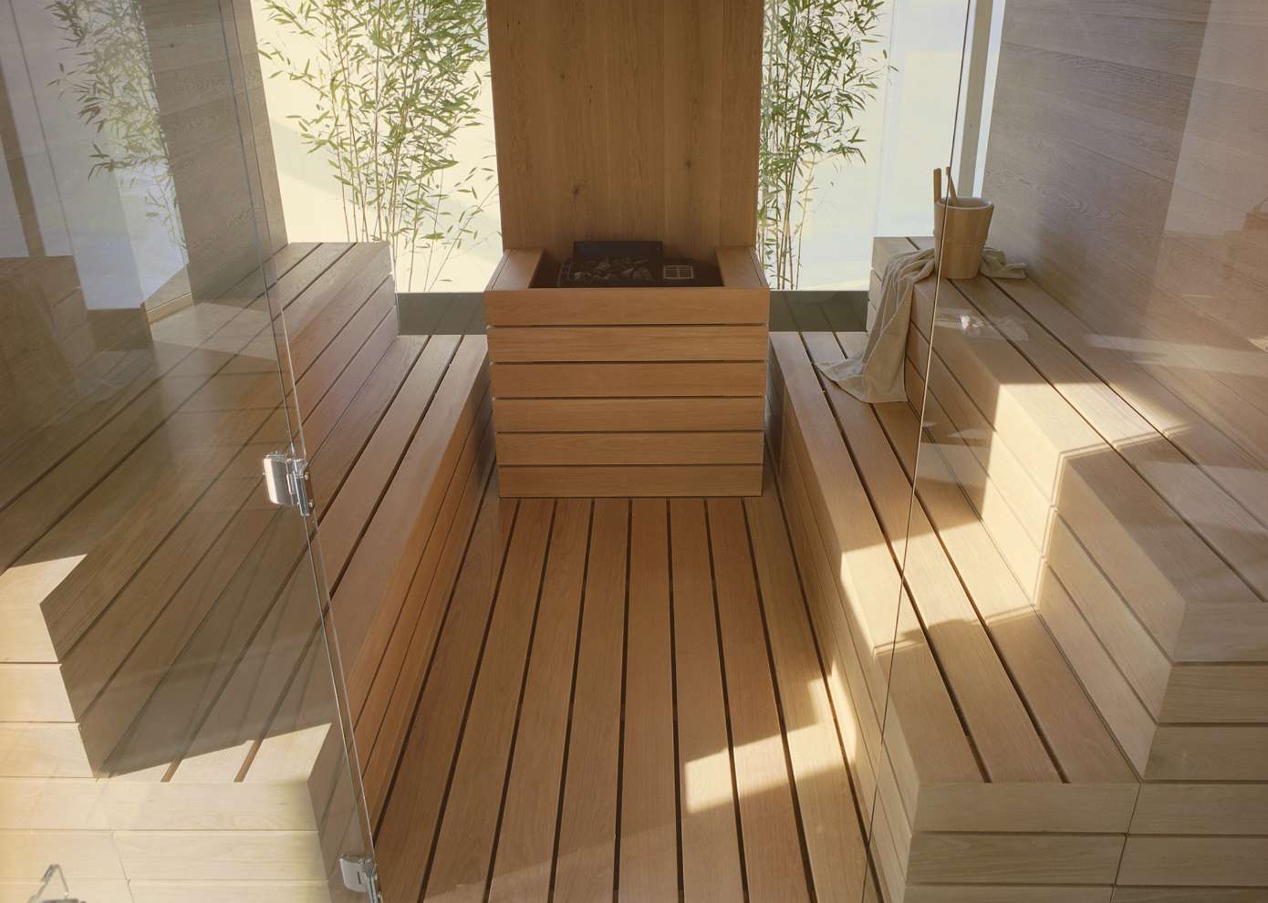 come si fa la sauna